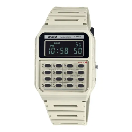 Meeste Kell Casio CALCULATOR EDGY COLLECTION - CREAM